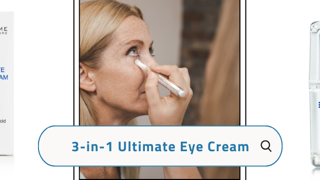 Struggling with Dark Circles, Puffiness & Fine Lines? Try the 3-in-1 Ultimate Eye Cream
