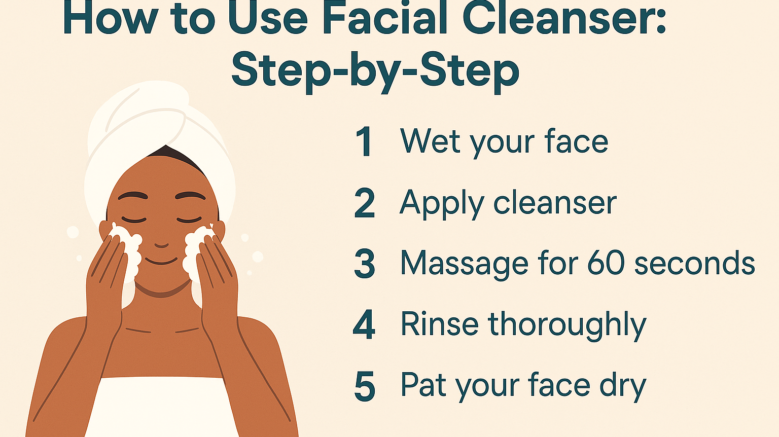 How to Use Facial Cleanser