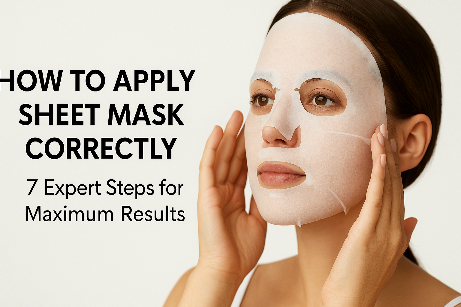 How to Apply Sheet Mask Correctly