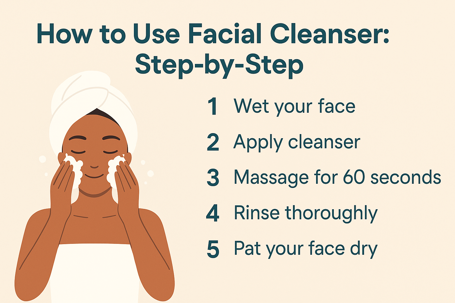 How to Use Facial Cleanser