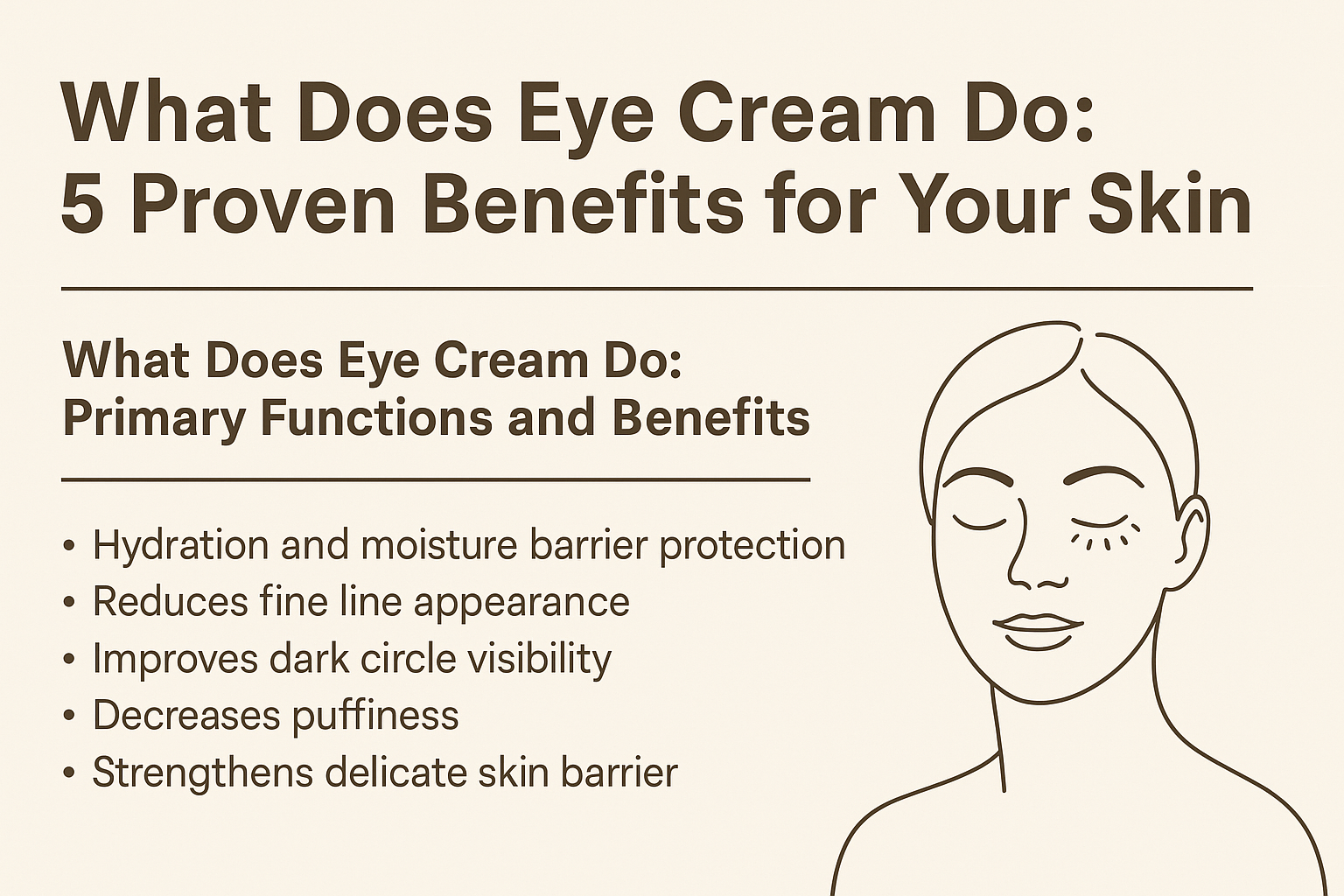 What Does Eye Cream Do